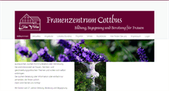 Desktop Screenshot of frauenzentrum-cottbus.de